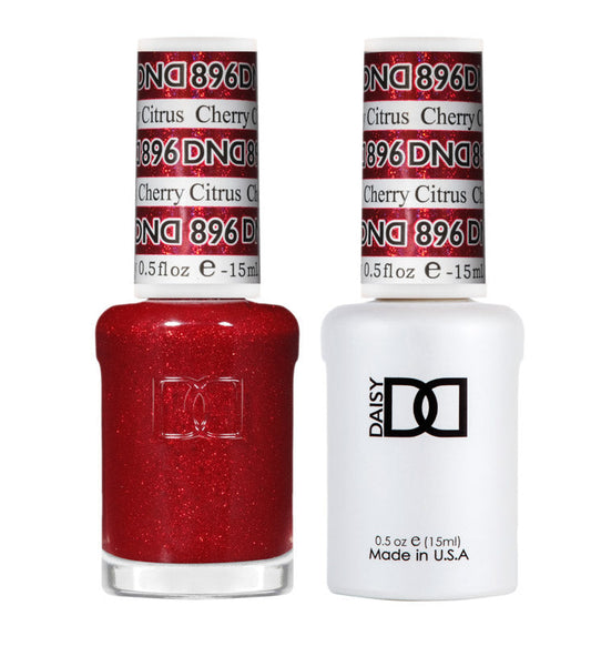 DND Gel Super Glitters  #896 Cherry Citrus