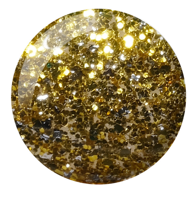 DND Gel Super Glitters  #910 Morning Gold