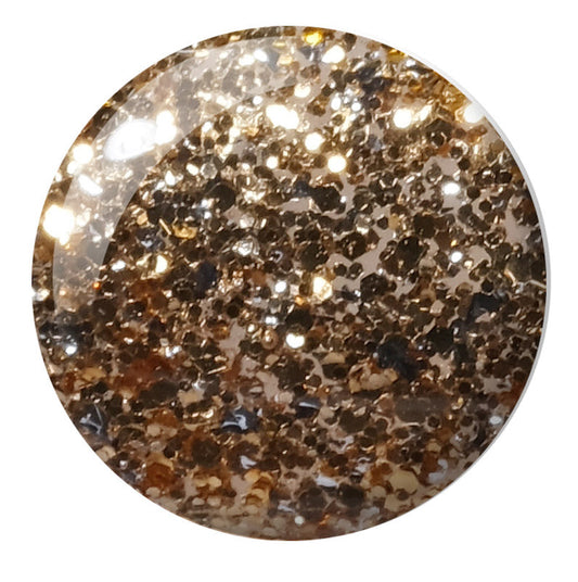DND Gel Super Glitters  #911 Golden Aura