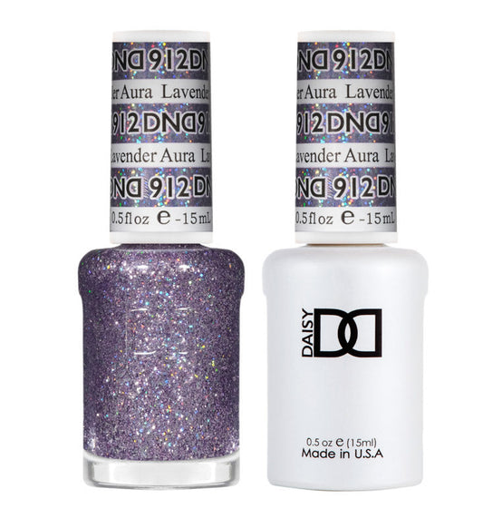 DND Gel Super Glitters  #912 Lavender Aura