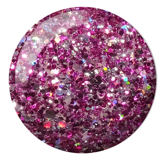 DND Gel Super Glitters #919 Magenta Magic