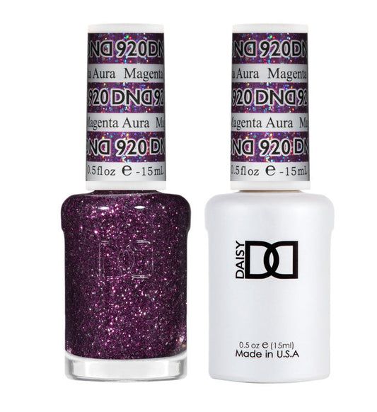 DND Gel Super Glitters #920 Magenta Aura