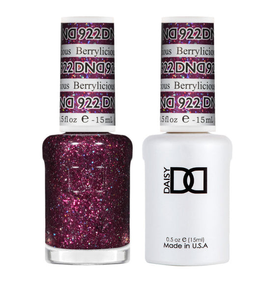 DND Gel Super Glitters #922 Berrylicious