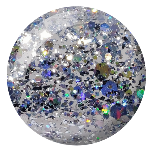 DND Diva Gel & Nail Polish - Chunky Holo #025