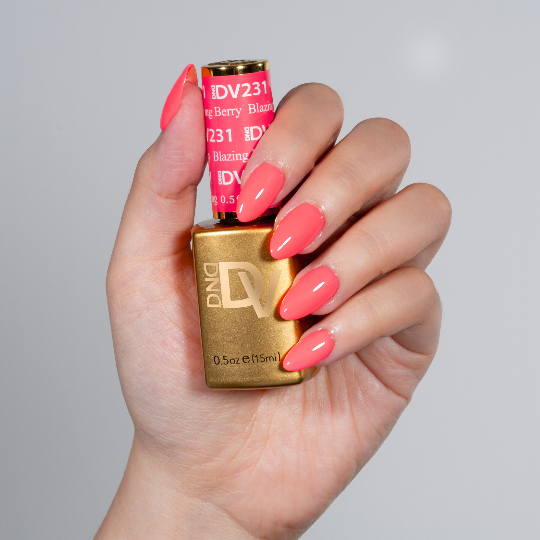 DND Diva Gel & Nail Polish - Blazing Berry #231