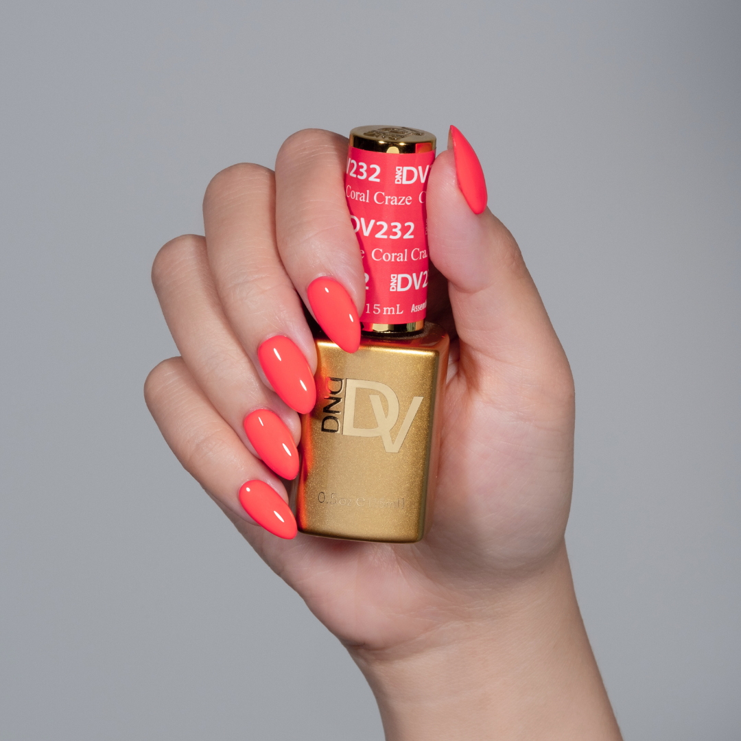 DND Diva Gel & Nail Polish - Coral Craze #232