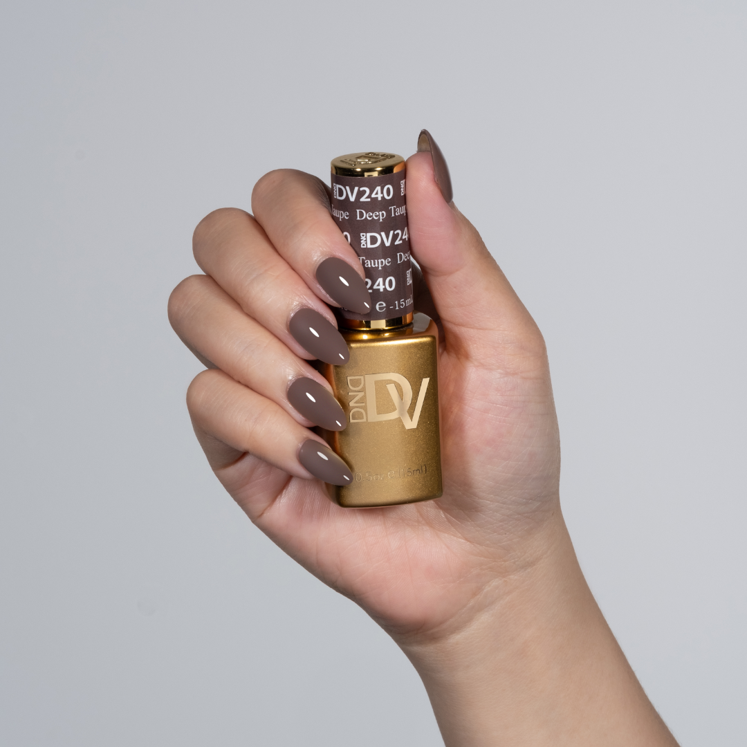 DND Diva Gel & Nail Polish - Deep Taupe #240