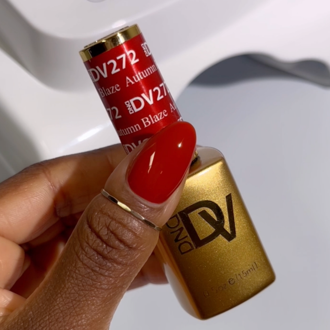 DND Diva Gel & Nail Polish - Autumn Blaze #272