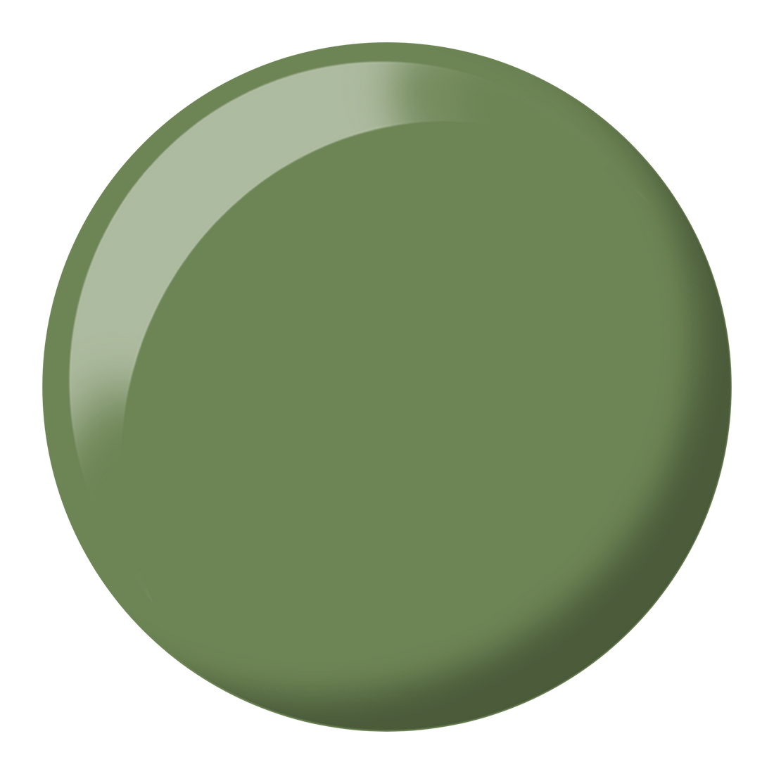 DND Diva Gel & Nail Polish - Olive Green #284