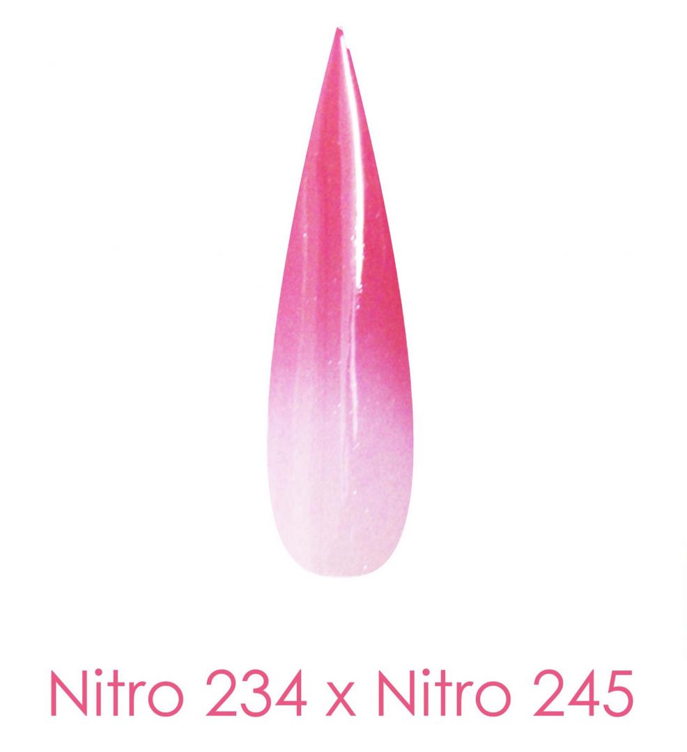 Nitro Dipping Powder - Set of 2 Ombre Colors 2oz -  FORGOTTEN WAVE (NT234 X 245)