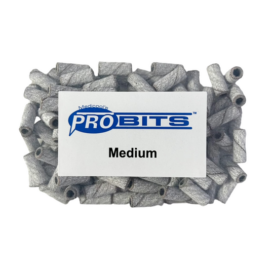 Medicool Mini White Sanding Bands  - Medium Grit 100ct