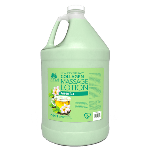 La Palm Healing Therapy Collagen Massage Lotion - Lotion Green Tea