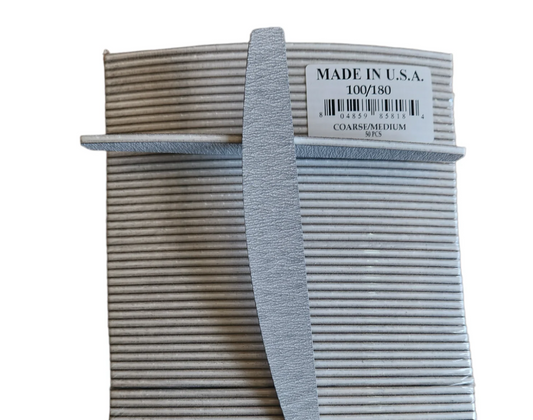 Professional Harbor Bridge Nail Files Grit 100/180 (50pcs in a Pack)
