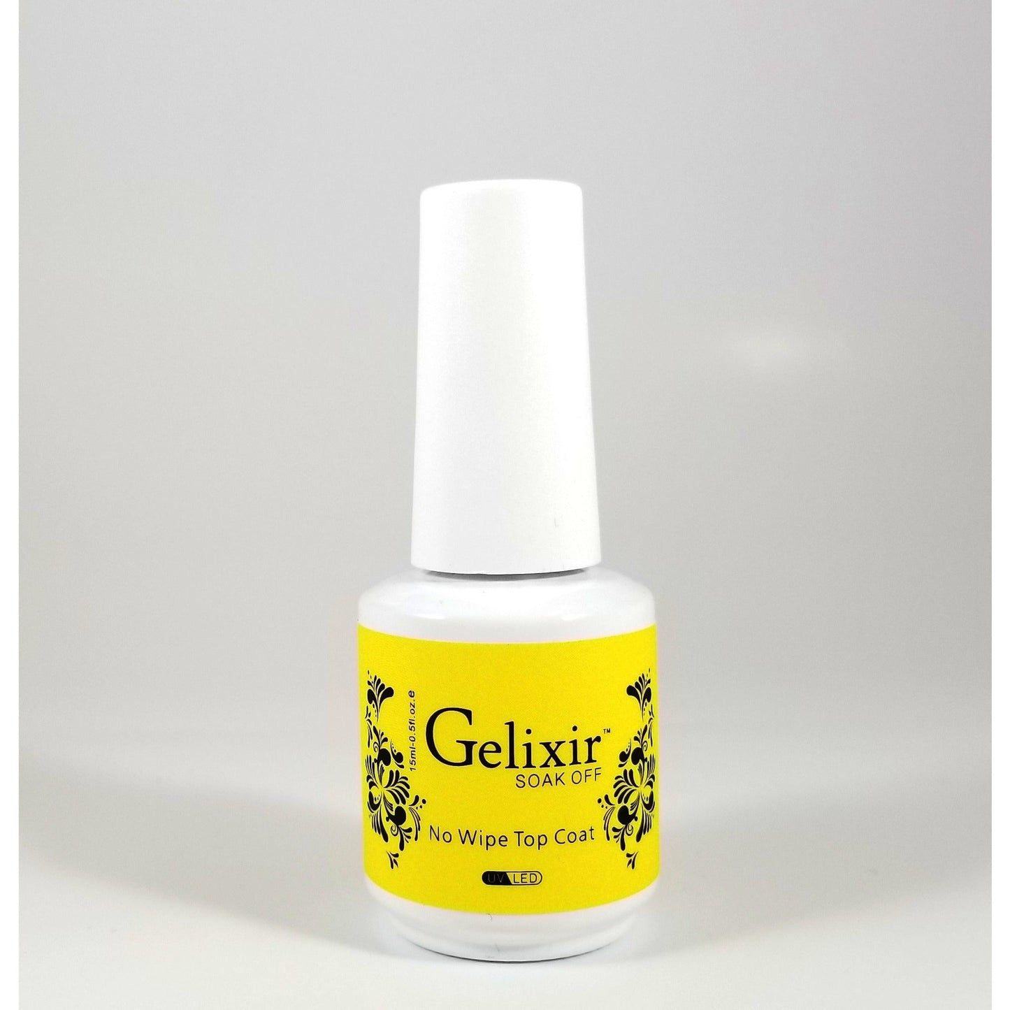 GELIXIR - Soak Off Gel - Base No-wipe Top Coat - .5 Oz / 15 mL