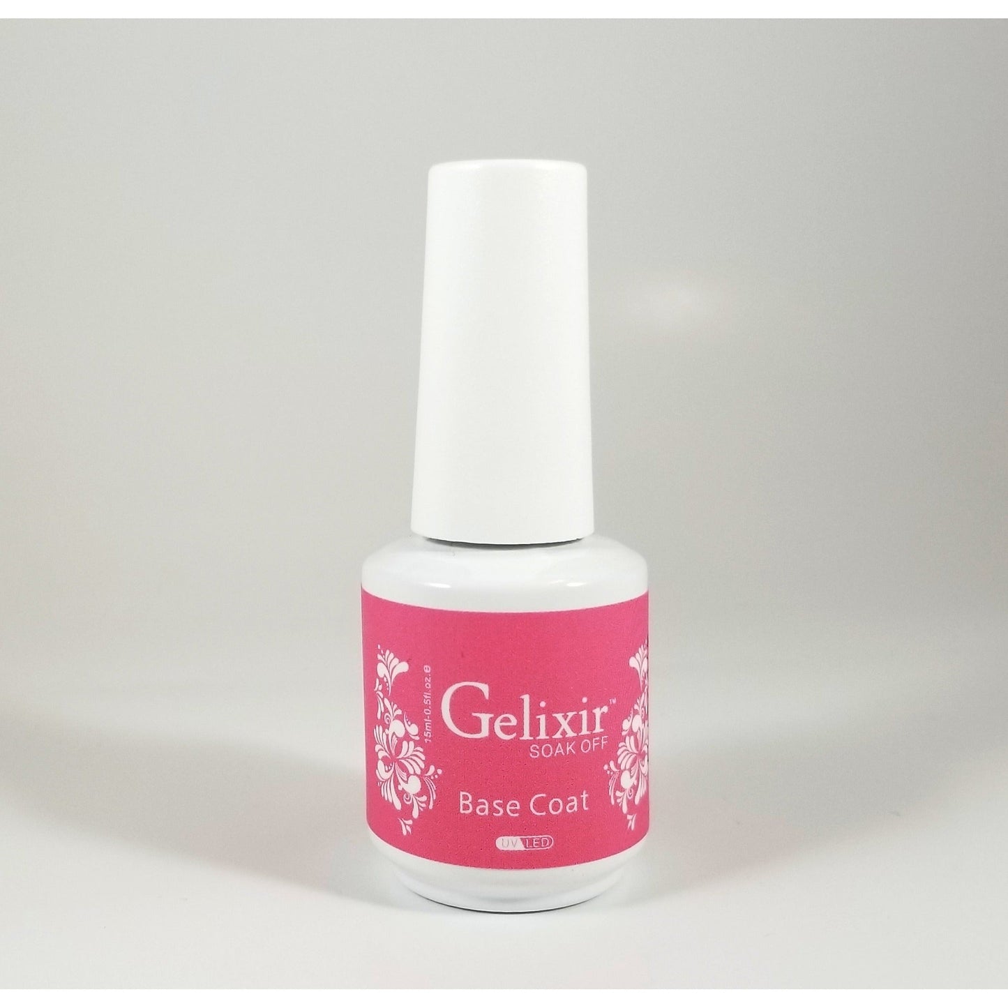 GELIXIR - Soak Off Gel - Base No-wipe Top Coat - .5 Oz / 15 mL