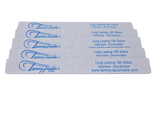 Pack of 5 - Tammy Taylor - Little Long Lasting Zebra File 180 Grit