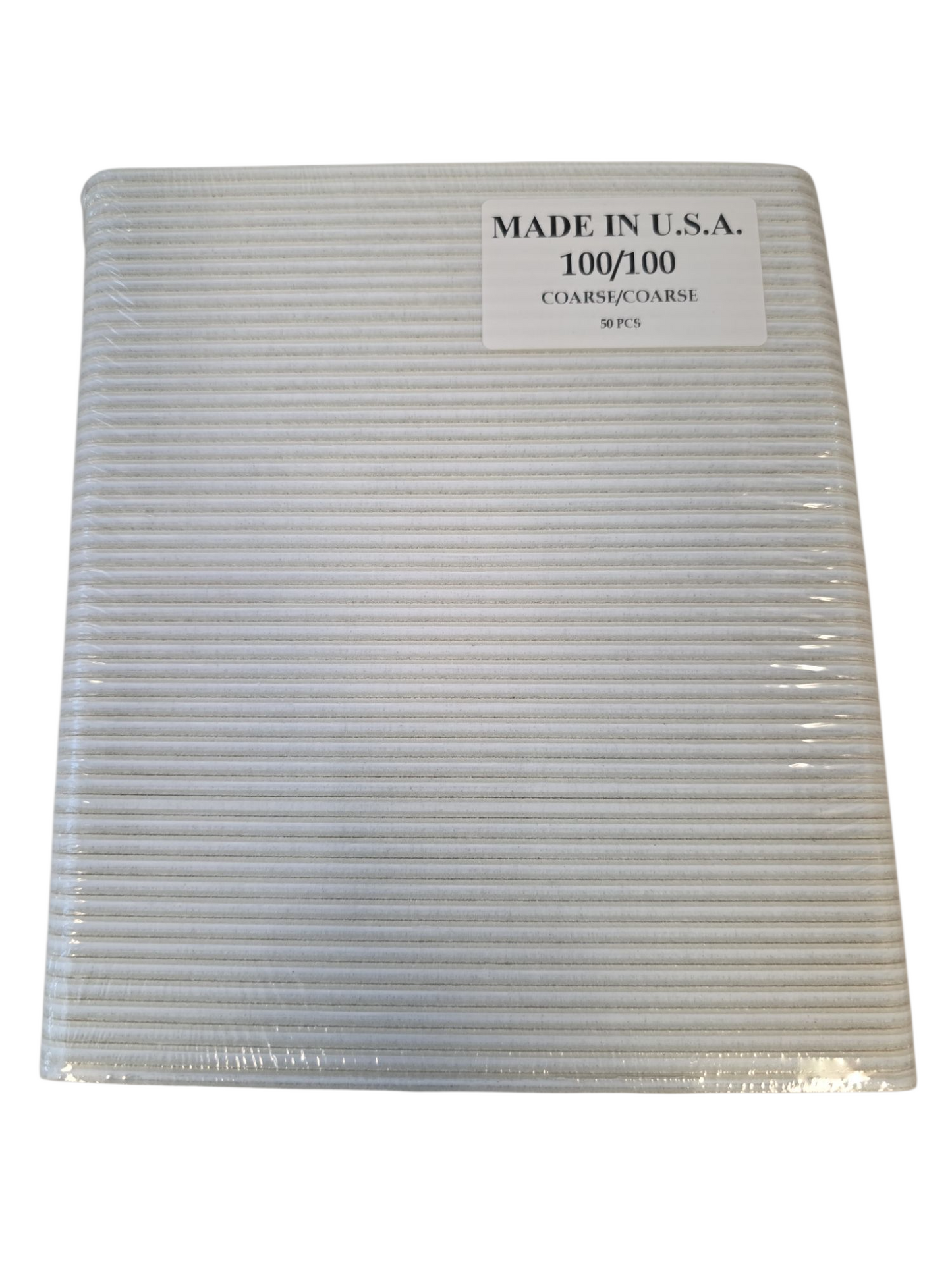 Professional Nail File White Sanding Files 7" (50pcs)