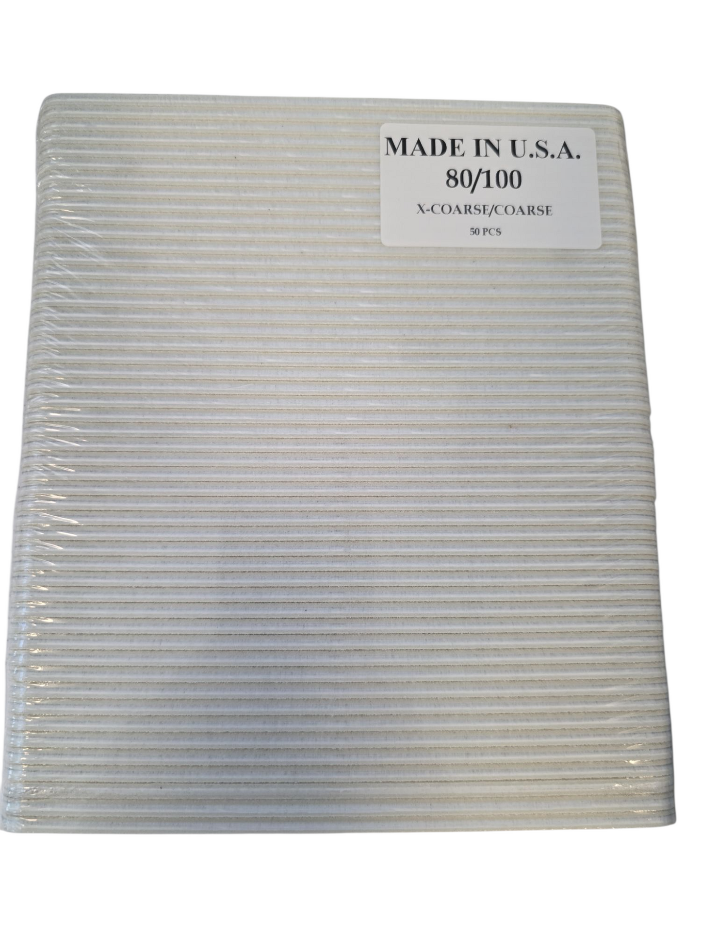 Professional Nail File White Sanding Files 7" (50pcs)