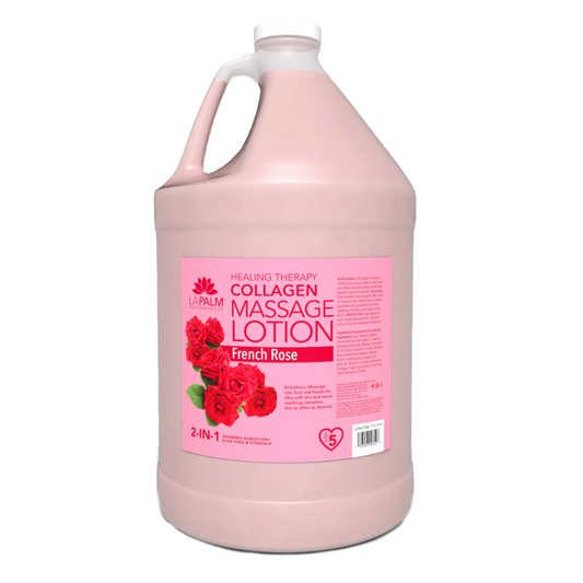 La Palm Healing Therapy Collagen Massage Lotion - French Rose
