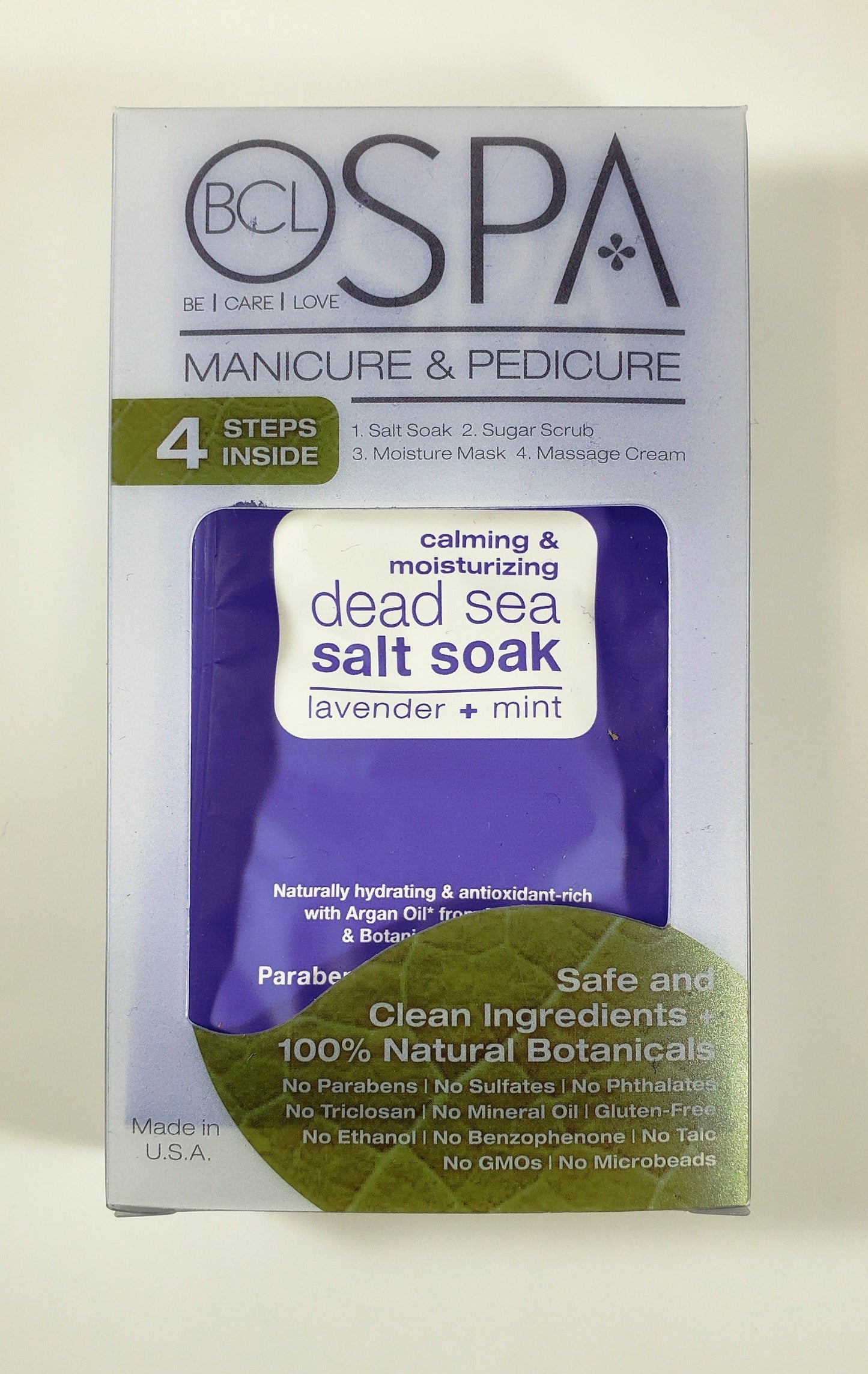 BCL Organic Spa 4 steps Pedicure Box