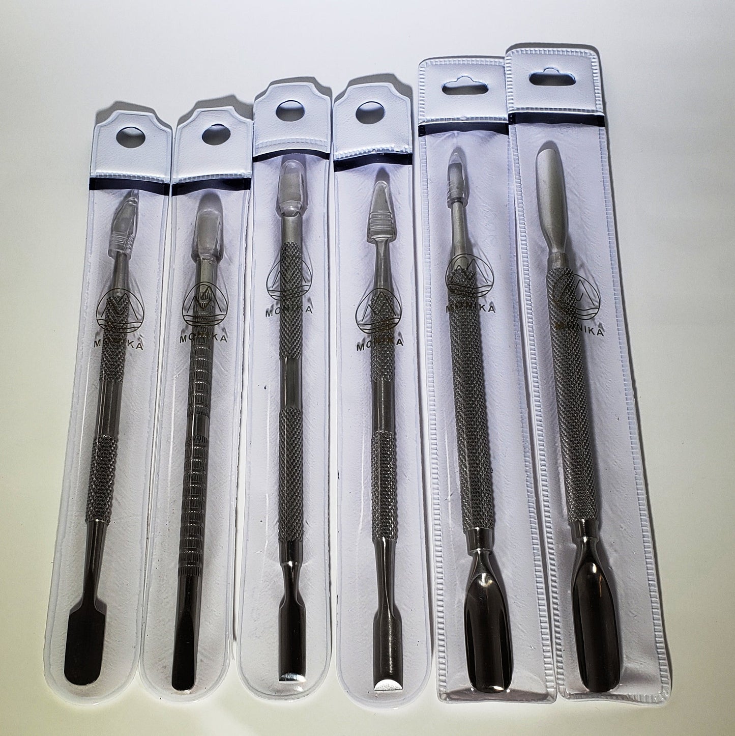 MONIKA - Professional Manicure & Pedicure Tools - Cuticle Pusher & Nail Cleaner