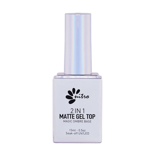 Nitro - 2 in 1 Matte Gel Top (Magic Ombre) 0.5 fl. oz