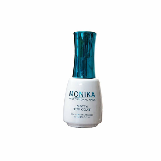 MONIKA Professional - UV/LED Soak off Gel (No-Wipe) MATTE TOP COAT -  0.5 fl.oz/15mL