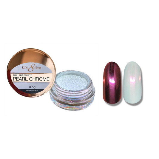 Cre8tion Pearl Chrome Nail Art Effect 1g #02