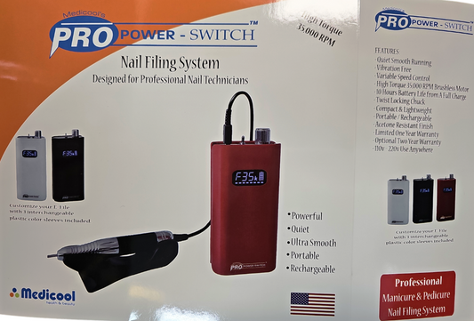 Medicool Pro Power Switch Portable Nail Drill