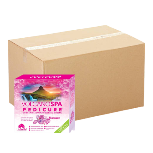 Volcano Pedicure Spa 6 Steps Romance - Case of 36 packs