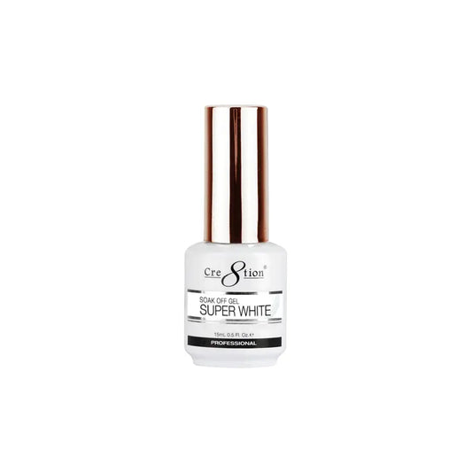 Cre8tion Soak Off Gel - Super White