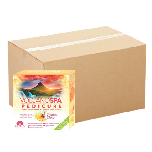 Volcano Pedicure Spa 6 Steps Tropical Citrus - Case of 36 packs