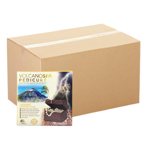 Volcano Pedicure Spa 6 Steps Jasmine Lightning Pearl - Case of 36 packs