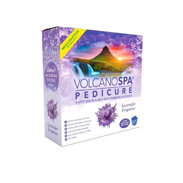 Volcano Pedicure Spa 6 Steps - Lavender Eruption