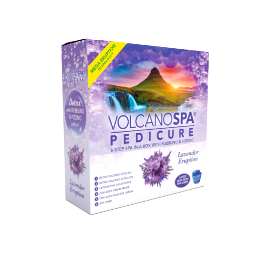 Volcano Pedicure Spa 6 Steps - Lavender Eruption