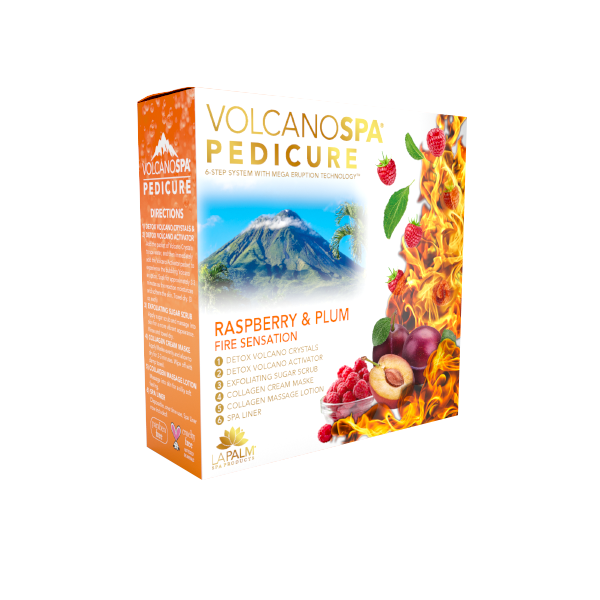 Volcano Pedicure Spa 6 Steps - Raspberry & Plum