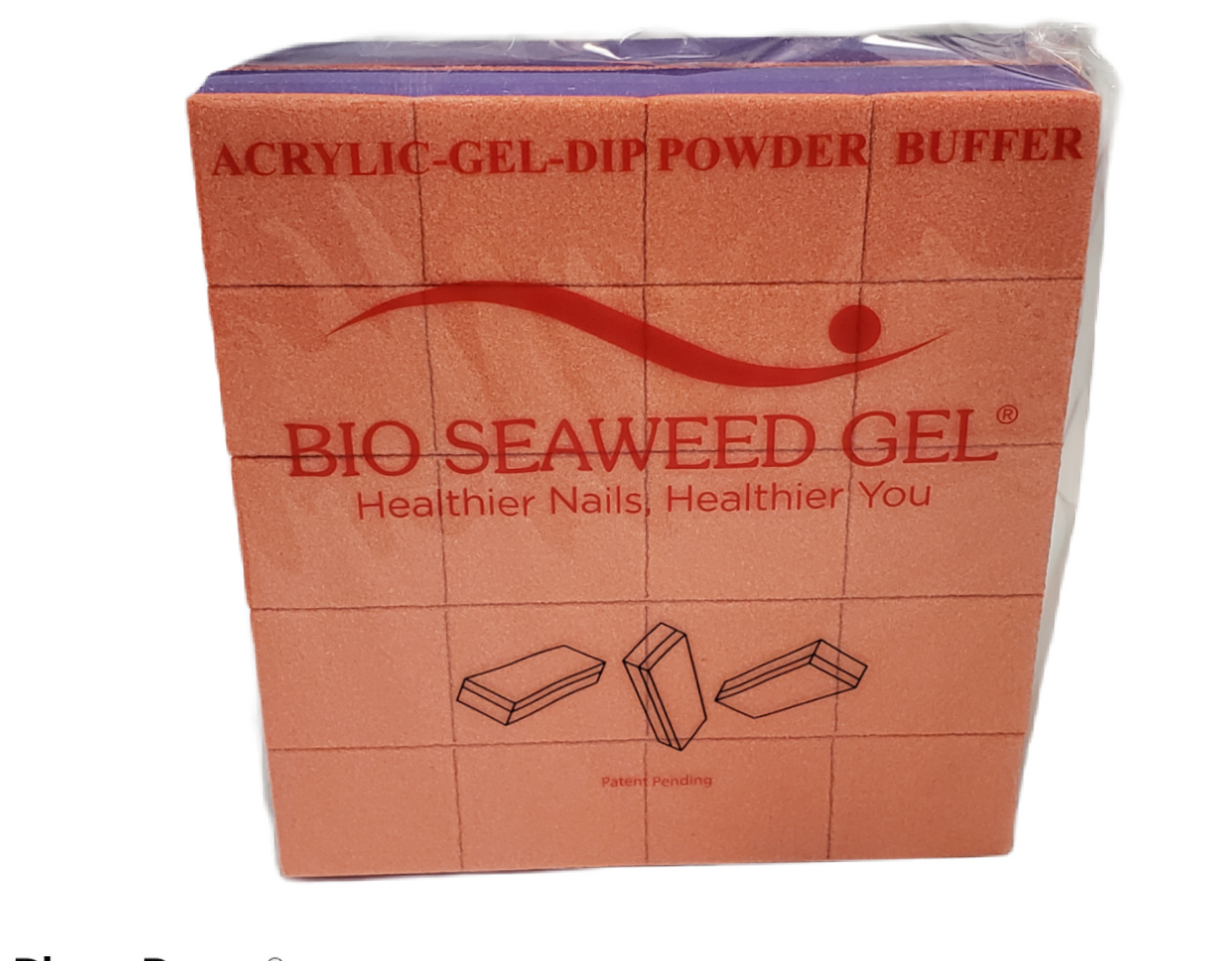 BSG Manicure Acrylic, Dipping, Gel Nail 2 sides Buffer Medium/Fine - 40/pk