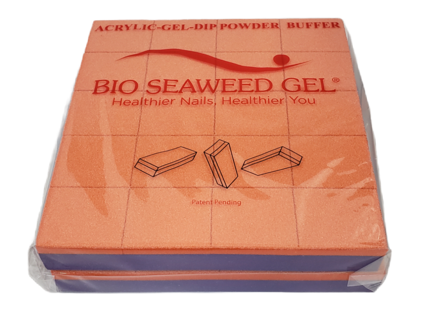 BSG Manicure Acrylic, Dipping, Gel Nail 2 sides Buffer Medium/Fine - 40/pk