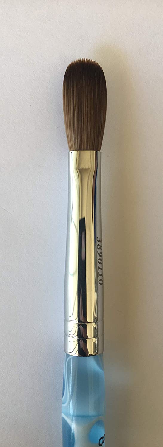 Petal Blue Marble Crimped Kolinsky Acrylic Nail Brush - Choose Size