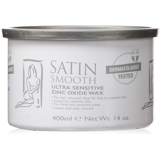Satin Smooth Zinc Oxide Pot Wax, 14 Ounce