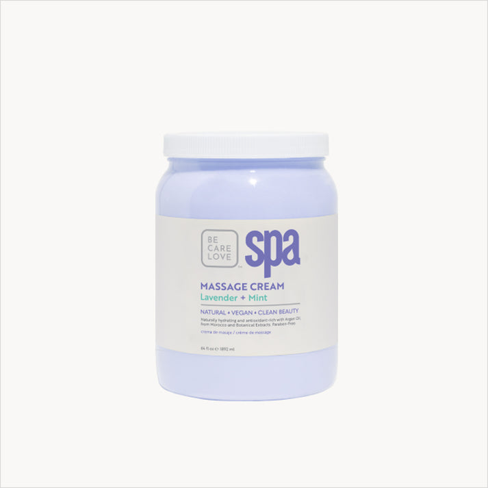 BCL Organic Spa Pedicure Massage Cream Half Gallon (64oz) - Lavender + Mint