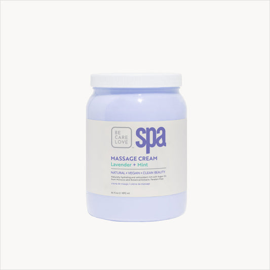 BCL Organic Spa Pedicure Massage Cream Half Gallon (64oz) - Lavender + Mint