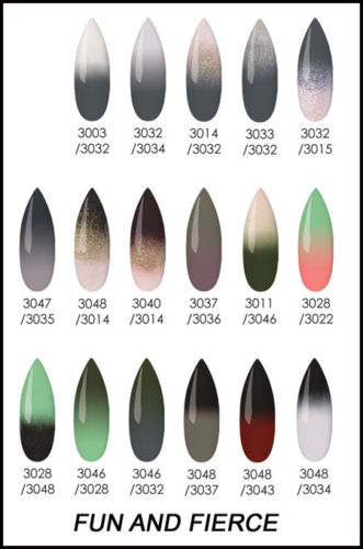 Glam & Glits Blend Ombre & Marbling Nail Acrylic Color Powder - 2oz/Jar
