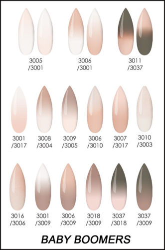 Glam and Glits - Ombre' & Marbling Nail Powder Color Blend COMPLETE Collection 48 Colors - 2oz/Jar (FREE SHIPPING)