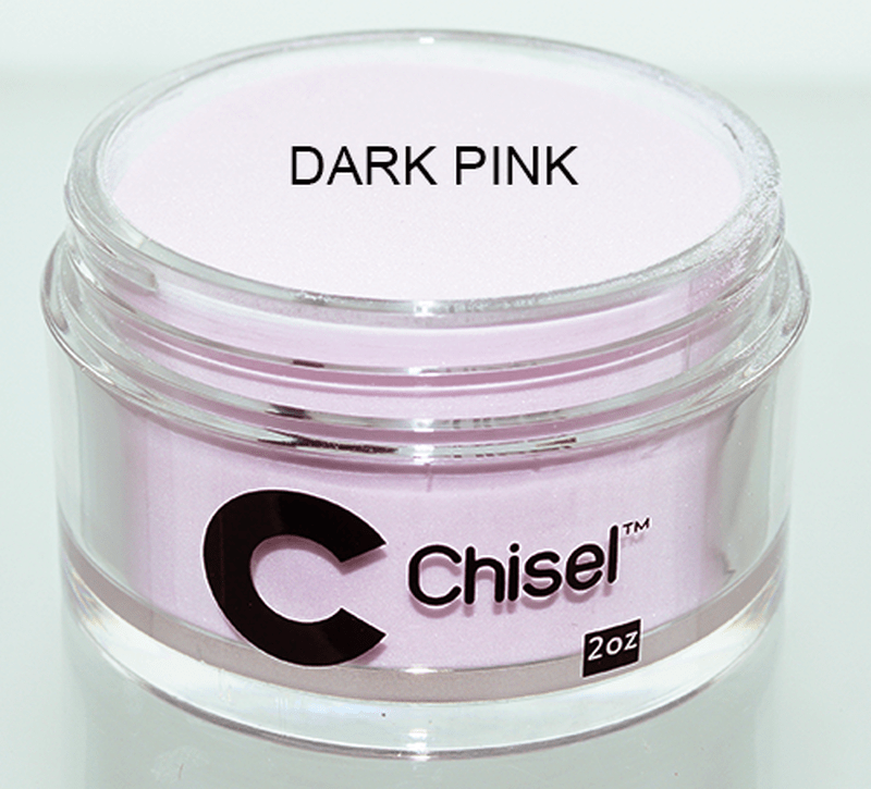 Chisel Acrylic & Dipping Powder 2 oz -  Dark Pink