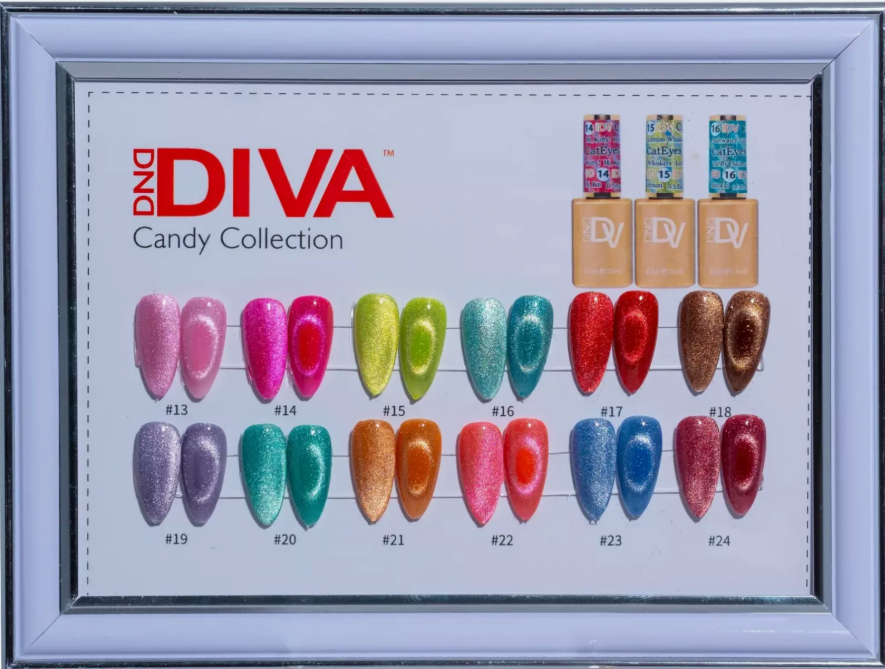 DND Diva Candy Collection 9D Cateyes #16 Saltwater Tabby