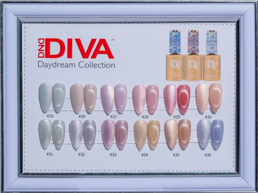 DND Diva Daydream Collection 9D Cateyes Set 12 Bottles (#25 - #36)