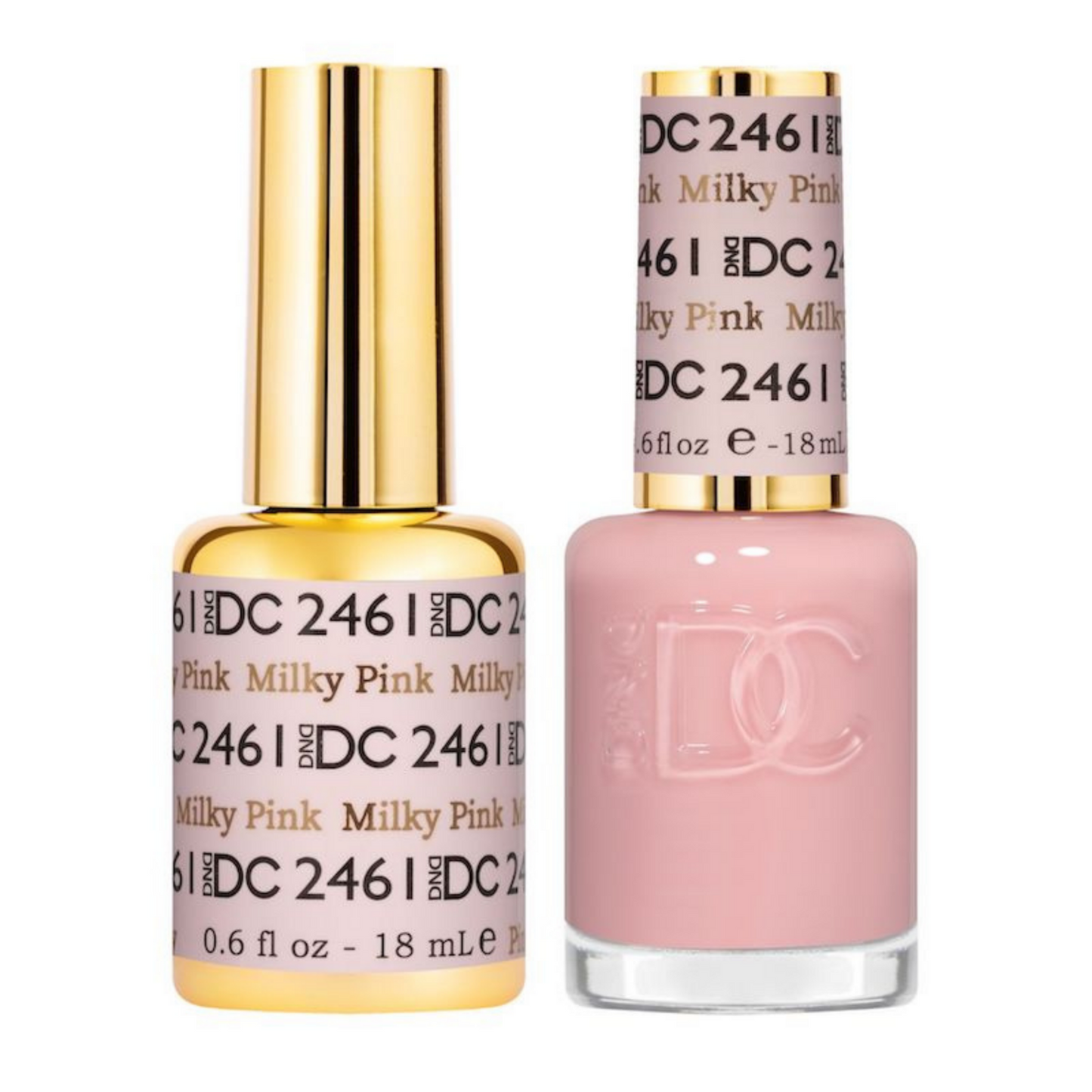 DND DC Premium set Gel Color Matching Polish Color - Milky Pink #2461