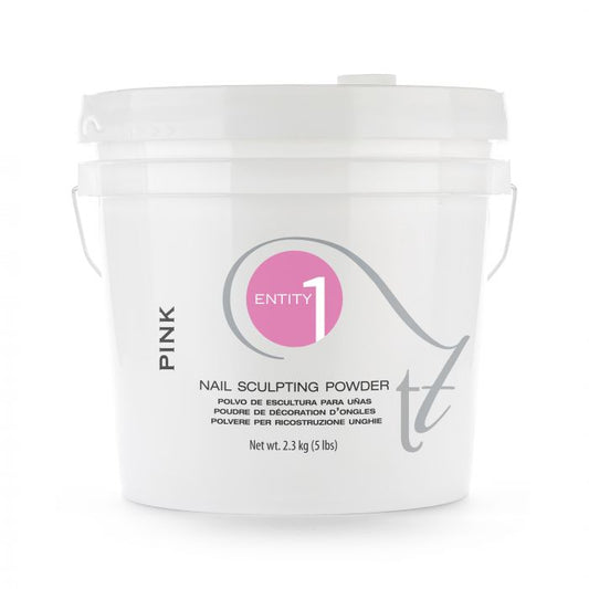 Entity Nail Sculpting Acrylic Powder 5 LB Bucket - Pink