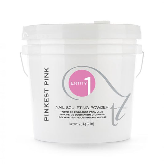 Entity Nail Sculpting Acrylic Powder 5 LB Bucket - Pinkest Pink